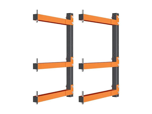 Loveliving 2pcs Wall-Mounted Lumber Storage Rack 2pcs Wall-Mounted Lumber Storage Rack