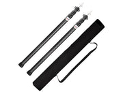 Loveliving Tent Canopy Support Rods  ( Set of 2) Adjustable Telescoping Aluminum Tent Canopy Poles 2