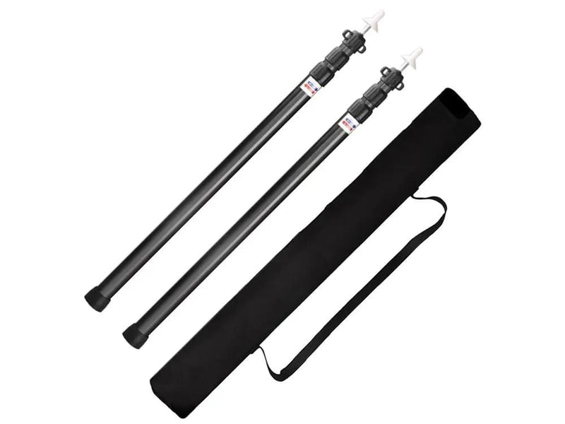 Loveliving Tent Canopy Support Rods  ( Set of 2) Adjustable Telescoping Aluminum Tent Canopy Poles 2