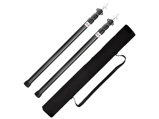Loveliving Tent Canopy Support Rods  ( Set of 2) Adjustable Telescoping Aluminum Tent Canopy Poles 2