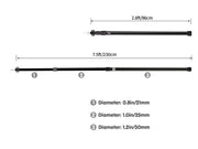 Loveliving Tent Canopy Support Rods  ( Set of 2) Adjustable Telescoping Aluminum Tent Canopy Poles 2