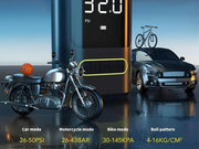 Loveliving Tools & Hardware Multifunctional electric air pump Loveliving Electric Car Tire Inflator With Auto Shutoff