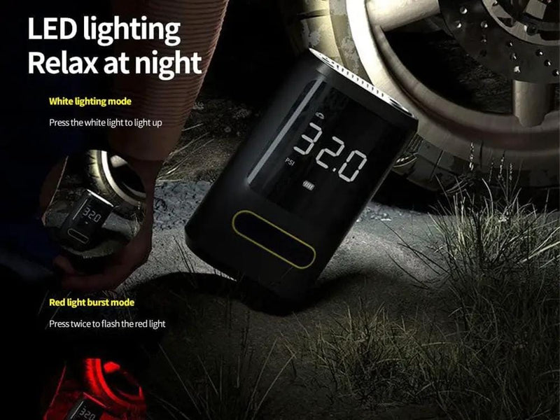 Loveliving Tools & Hardware Multifunctional electric air pump Loveliving Electric Car Tire Inflator With Auto Shutoff