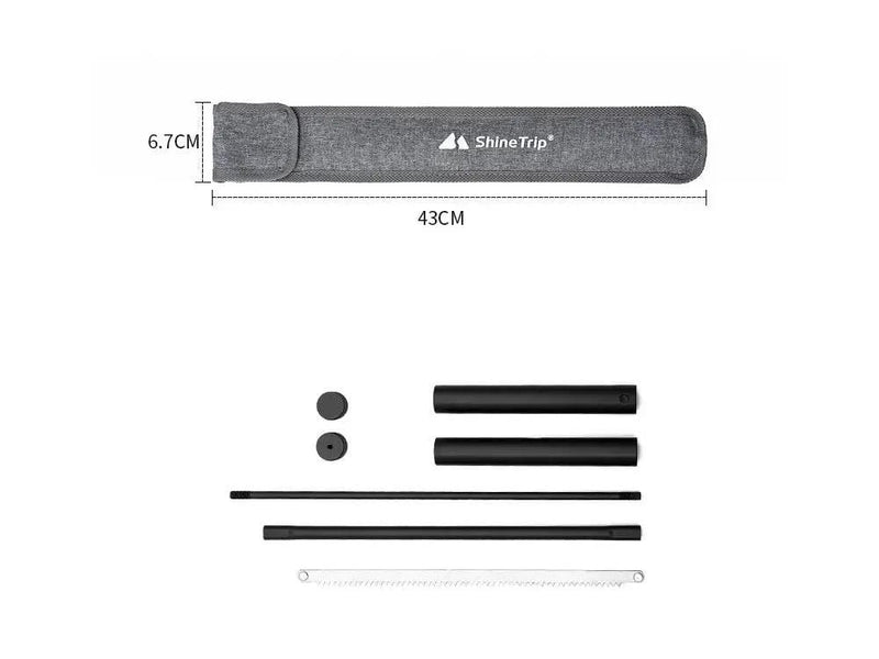 Loveliving Tools & Hardware Aluminium Alloy Survival Hand Saw Loveliving Aluminium Survival Hand Saw Folding Blade