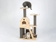 Loveliving Solid Wood Cat Tree Solid Wood Cat Tree