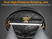Loveliving Tools & Hardware Pressure Washer Surface Cleaner Loveliving 15 Inch Pressure Washer Surface Cleaner