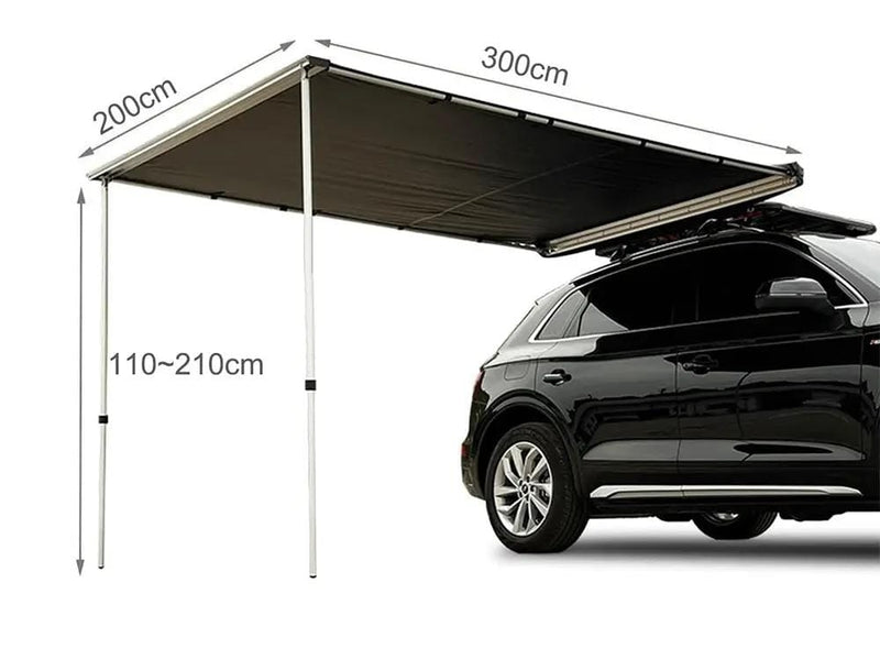 Loveliving Sports & Outdoor Car Side Awning 2×3m Car Side Awning 2x3m For SUV And Truck Roof Racks