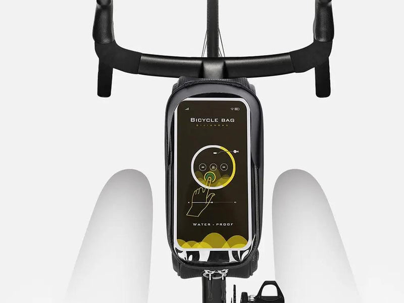 Loveliving Sports & Outdoor Bike Hard Frame Front Top Tube Bag Large Capacity Bike Front Top Tube Bag Phone Pocket