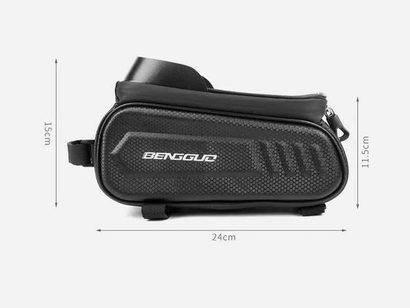 Loveliving Sports & Outdoor Bike Hard Frame Front Top Tube Bag Large Capacity Bike Front Top Tube Bag Phone Pocket