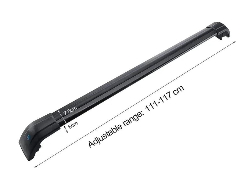 Loveliving Car Rack Universal Heavy Duty Car Roof Bars ( 111-117 cm ) Universal Heavy Duty Roof Cross Bars Fits 111 To 117