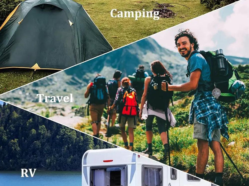 Loveliving Outdoor & Camping Portable Camping Clothesline-10m Retractable Camping Clothesline 10m Roller With Hooks
