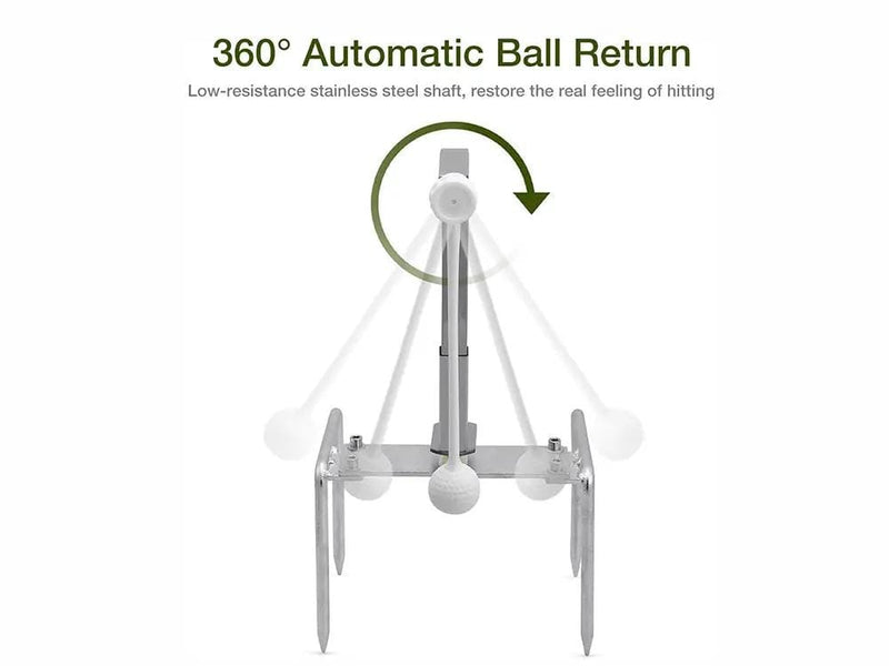 Loveliving Golf Golf Swing rotating trainer Outdoor Golf Swing Trainer With 4 Stakes Portable