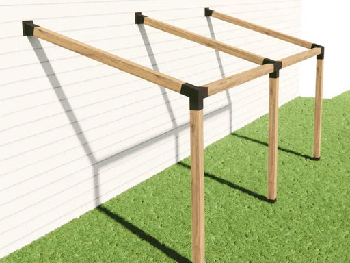Loveliving Pergola 15°Slanted Wall Mount Pergola Bracket Kit 15°Slanted Wall Mount Pergola Bracket Kit