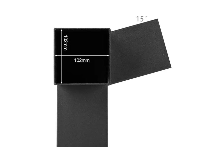 Loveliving Pergola 15°Slanted Wall Mount Pergola Bracket Kit 15°Slanted Wall Mount Pergola Bracket Kit
