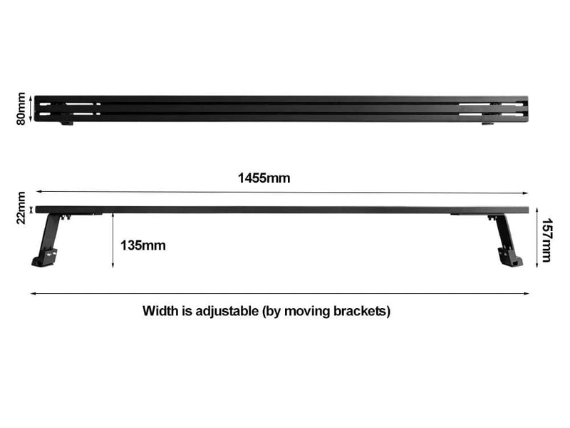 Loveliving Car Rack Toyota Hiace Gutter Mount 3 Bar Roof Rack Kit Toyota Hiace Gutter Mount 3 Bar Roof Rack Kit