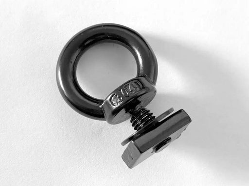 Loveliving Car Rack 4 x 304 Stainless Steel Roof Rack M8 Eye Bolt-Black 4 Pack M8 Eye Bolts For Roof Rack 304 Stainless Steel
