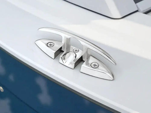 Loveliving Marine 316 Stainless Steel Pull Up Folding Cleat 316 Stainless Steel Folding Dock Cleat With Screws