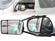 Loveliving 2PCS Adjustable Blind Spot Rear View Mirrors 2 Pack Adjustable Clip On Blind Spot Rear View Mirrors