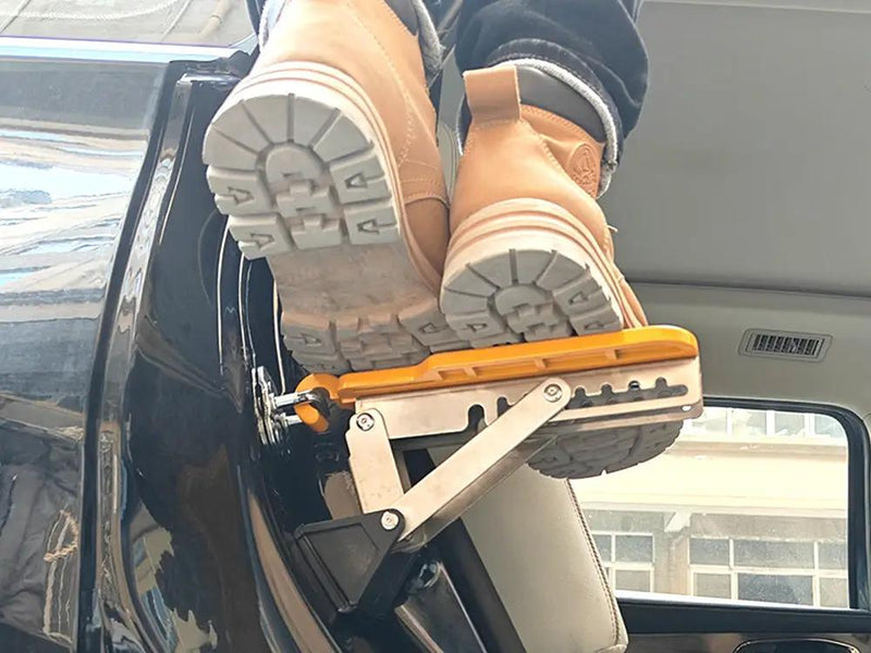 Loveliving Sports & Outdoor Adjustable Aluminum Alloy Car Door Step Foldable Aluminum Car Door Step 180kg Loveliving