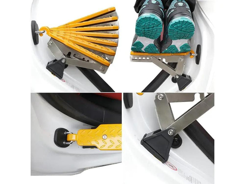 Loveliving Sports & Outdoor Adjustable Aluminum Alloy Car Door Step Foldable Aluminum Car Door Step 180kg Loveliving