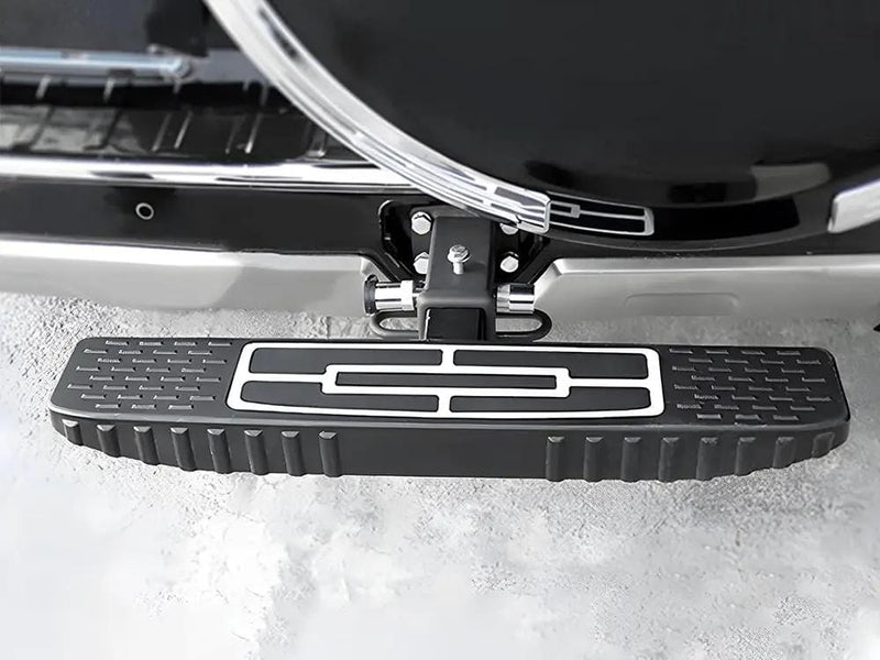 Loveliving Universal Trailer Tow Hitch Step Universal 2 Inch Trailer Hitch Step Dual Purpose Guard
