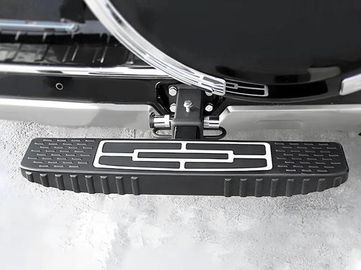 Loveliving Universal Trailer Tow Hitch Step Universal 2 Inch Trailer Hitch Step Dual Purpose Guard