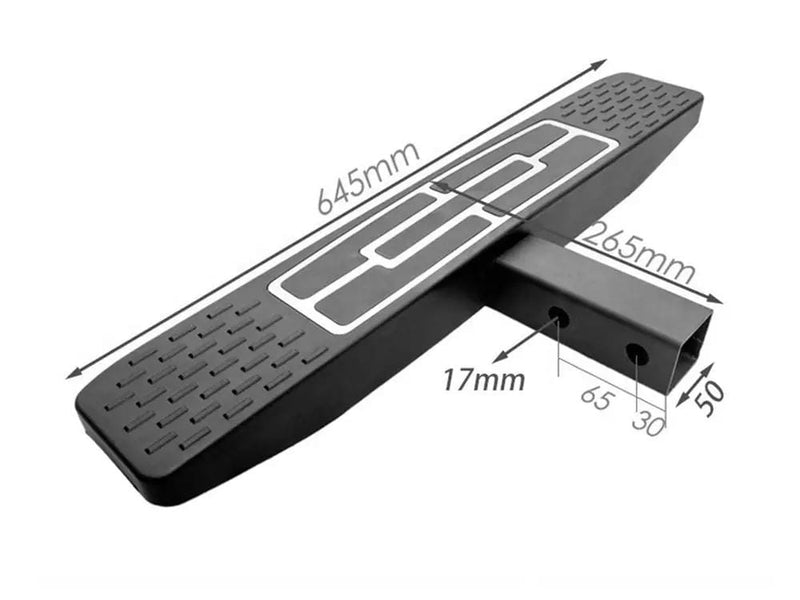 Loveliving Universal Trailer Tow Hitch Step Universal 2 Inch Trailer Hitch Step Dual Purpose Guard