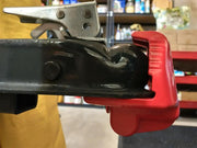 Loveliving Sports & Outdoor Universal Trailer Hitch Coupler Lock - Red Universal Red Trailer Hitch Lock With Keyed Lock