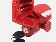 Loveliving Sports & Outdoor Universal Trailer Hitch Coupler Lock - Red Universal Red Trailer Hitch Lock With Keyed Lock