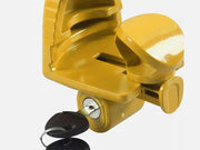 Loveliving Universal Trailer Hitch Coupler Lock - Yellow Universal Trailer Hitch Coupler Lock - Yellow