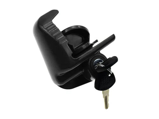Loveliving Sports & Outdoor Universal Trailer Hitch Coupler Lock - Black Universal Trailer Hitch Coupler Lock Heavy Duty