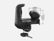 Loveliving Sports & Outdoor Universal Trailer Hitch Coupler Lock - Black Universal Trailer Hitch Coupler Lock Heavy Duty