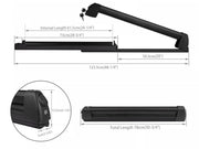 Loveliving Snowboard Ski Top Roof Rack Carrier-Black Loveliving Roof Rack Carrier For Skis And Snowboards