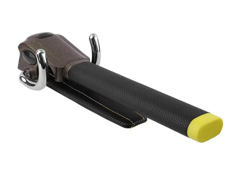 Loveliving Steering wheel lock- Black & Gold Loveliving Black Gold Steering Wheel Lock PU Leather