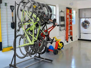 Loveliving Freestanding Bike Storage Rack for Garage Freestanding Bike Storage Rack Holds 5 Bikes