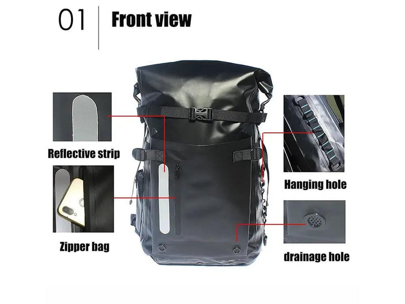 Loveliving 30L Sport Waterproof Dry Bag Backpack / Diving bag 30L Waterproof Dry Bag Backpack for Outdoor Adventures