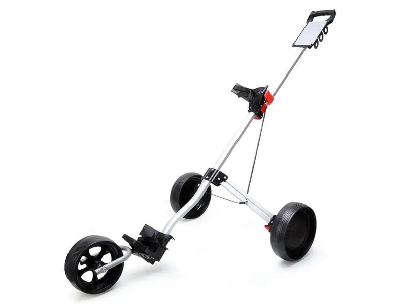 Loveliving PMG 3-Wheel Golf Trundler Three Wheel Golf Trundler Foldable Cart for Golf Bags