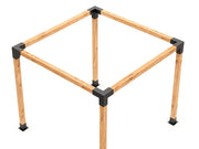 Loveliving Pergola OUTPRO Aluminum Single Pergola Corner bracket Kit OUTPRO Aluminum Single Pergola Corner bracket Kit