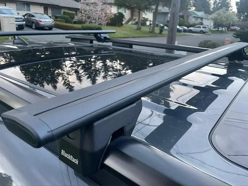 Loveliving Car Rack BlackRack Roof rack cross bars for raised side rails BlackRack Aluminium Roof Rack Cross Bars 150kg