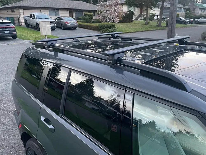 Loveliving Car Rack BlackRack Roof rack cross bars for raised side rails BlackRack Aluminium Roof Rack Cross Bars 150kg