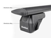 Loveliving Car Rack BlackRack Roof rack cross bars for raised side rails BlackRack Aluminium Roof Rack Cross Bars 150kg
