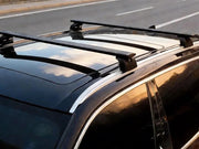 Loveliving Car Rack Universal Roof Rack Cross Bars for Flush Rail-130cm Universal 130cm Flush Rail Roof Rack Cross Bars