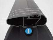 Loveliving Car Rack Universal Roof Rack Cross Bars for Flush Rail-130cm Universal 130cm Flush Rail Roof Rack Cross Bars