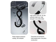 Loveliving Sports & Outdoor Automatic Retractable Tie Down Straps-Pair Retractable Cargo Tie Down Straps With Ratchet Buckles