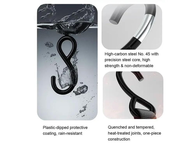 Loveliving Sports & Outdoor Automatic Retractable Tie Down Straps-Pair Retractable Cargo Tie Down Straps With Ratchet Buckles