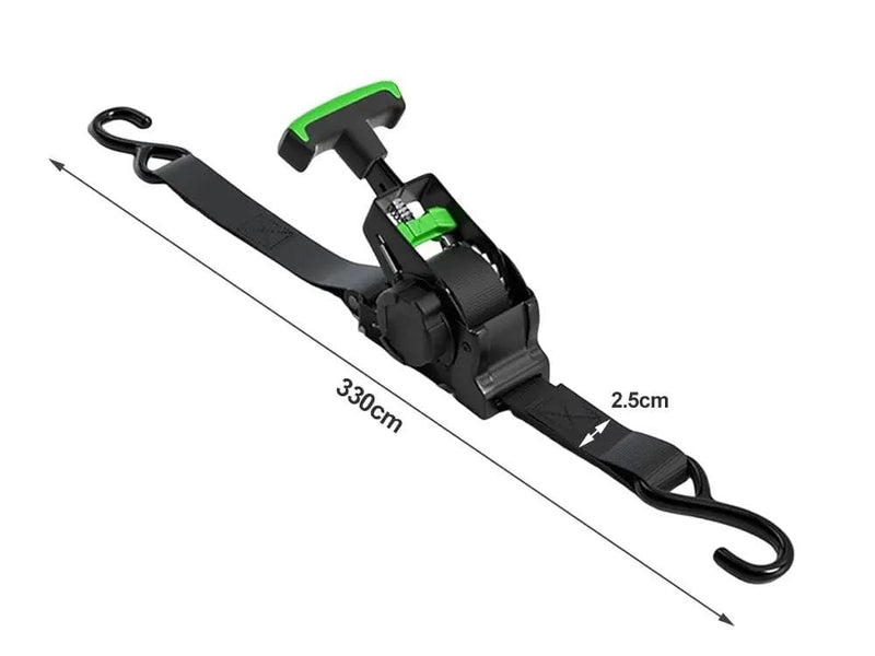 Loveliving Sports & Outdoor Automatic Retractable Tie Down Straps-Pair Retractable Cargo Tie Down Straps With Ratchet Buckles