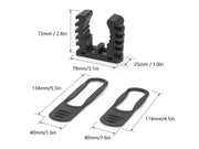Loveliving Quick Fist Rubber Clamp (Pair) Quick Fist Rubber Clamps Pair For Tool Storage
