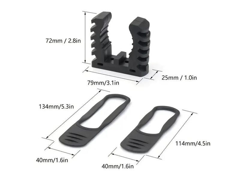 Loveliving Quick Fist Rubber Clamp (Pair) Quick Fist Rubber Clamps Pair For Tool Storage