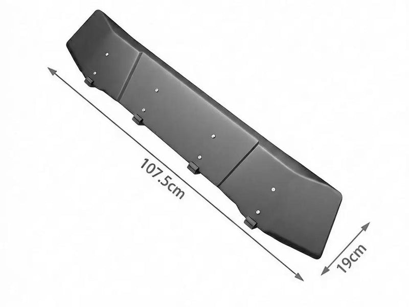 Loveliving Car Rack Universal Aluminum Alloy Wind Deflector Loveliving Aluminum Wind Deflector for Car Racks