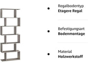 The Shopsite HOME-LIVING VASAGLE Bookshelf VASAGLE Bookshelf